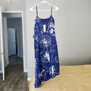 Banana Republic Blue Floral Summer Dress - Size 2P